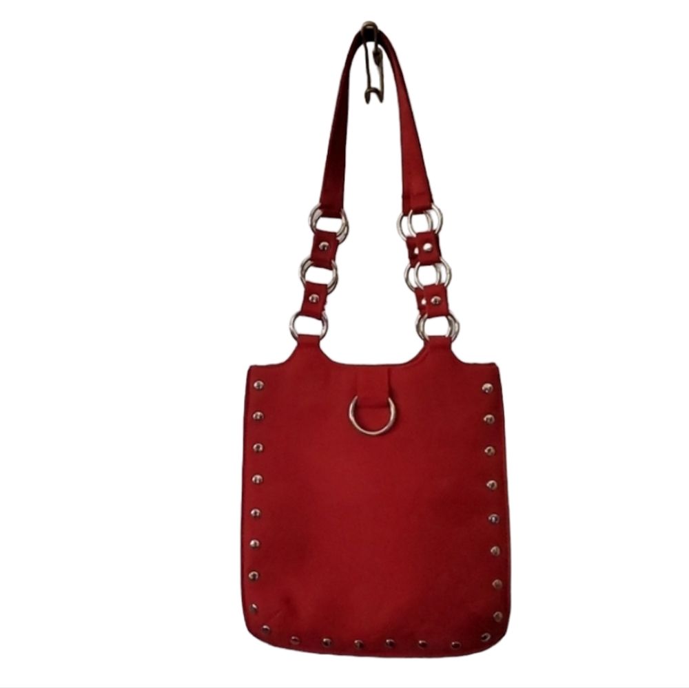 Red Boho retro 70s  purse